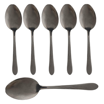 ŁYŻKI OBIADOWE DO ZUPY STOŁOWE DUŻE SZTUĆCE ZASTAWA STOŁOWA KOMPLET 6szt