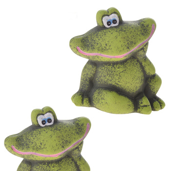 ŻABA FIGURKI OGRODOWE ŻABY ŻABKA ŻABKI NA TARAS DEKORACJE OZDOBY DO OGRODU 14cm