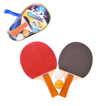 ZESTAW PING PONG 3w1 RAKIETKI PIŁECZKI ETUI ZESTAW DO GRY W TENISA STOŁOWEGO