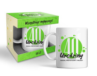 KUBEK URODZINOWY PREZENT NA URODZINY 40 - STKA