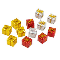 Mini prezenciki prezenty na święta świąteczne dekoracje na stroiki do paczki