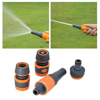 Zraszacz ogrodowy + złączki 1/2" zestaw 4 szt. do węża ogrodowego ogrodu