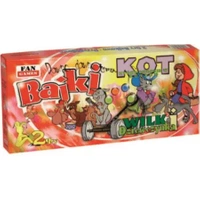 GRA PLANSZOWA 2w1 BAJKI KOT W BUTACH WILK I DZIEWCZYNKA 