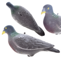 GOŁĄB GOŁĄBEK FLOKOWANY FIGURKA DEKORACYJNA DEKORACJE DO OGRODU