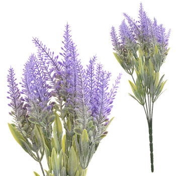 LAWENDA BUKIET SZTUCZNEJ LAWENDY GAŁĄZKI 5szt SZTUCZNE KWIATY JAK ŻYWE