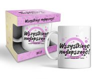 KUBEK URODZINOWY PREZENT NA URODZINY "Wszystkiego najlepszego"