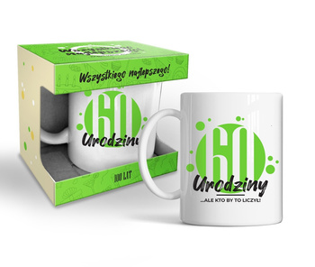 KUBEK URODZINOWY PREZENT NA URODZINY 60 - TKA
