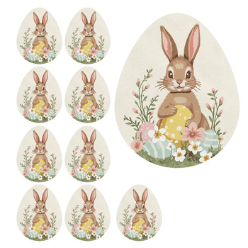 Serwetki wielkanocne zajączek pisanki jajka jajko pastelowe 10 szt
