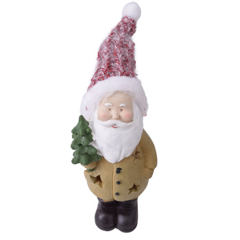 Figurka świąteczna mikołaj LED ozdoba bożonarodzeniowa 17cm