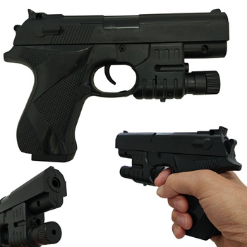 PISTOLET NA KULKI KRÓTKA BROŃ IMITACJA BRONI Z LASEREM