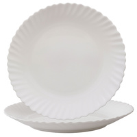 TALERZ PŁASKI BIAŁY DO SERWOWANIA DAŃ TALERZE BIAŁE 18 cm