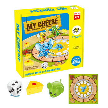 GRA PLANSZOWA ZRĘCZNOŚCIOWA DLA DZIECI MY CHEESE MÓJ SER