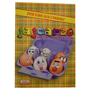 NAKLEJKI NA JAJKA PISANKI JAJCARZE WIELKANOC
