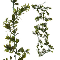 GIRLANDA BLUSZCZ BUKSZPAN KWIATY ZWIS PNĄCZE STROIK KWIATOWY DEKORACJA 150cm