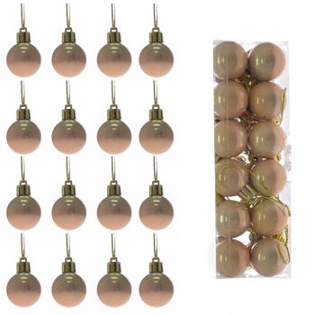 BOMBKI CHOINKOWE NA CHOINKĘ BOMBKA OZDOBY CHOINKOWE 3cm 24szt