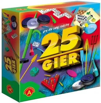 25 GIER KLASYCZNE GRY RODZINNE PLANSZOWE I ZRĘCZNOŚCIOWE