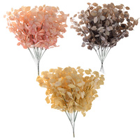 BUKIET BUKIECIK LISTKI LIŚCIE GĘSTE GAŁĄZKI GAŁĄZKA SZTUCZNE KWIATY 12szt