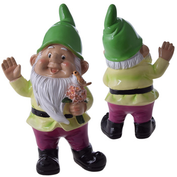 KRASNAL OGRODOWY SKRZAT FIGURKA DO OGRODU DEKORACJE OGRODOWE 25cm