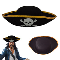 CZAPKA PIRATA KAPELUSZ PIRACKI KORSARZ PIRAT PRZEBRANIE