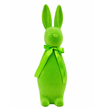 ZAJĄC ZAJĄCZEK KRÓLICZEK FLOKOWANY ZAJĄCZKI DEKORACJA STROIK WIELKANOC